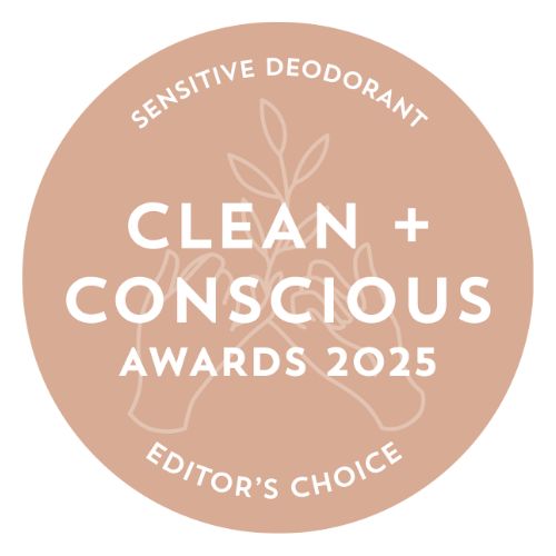 EDITOR'S CHOICE - Best Natural Deodorant For Sensitive Skin - Clean+Conscious Awards 2025