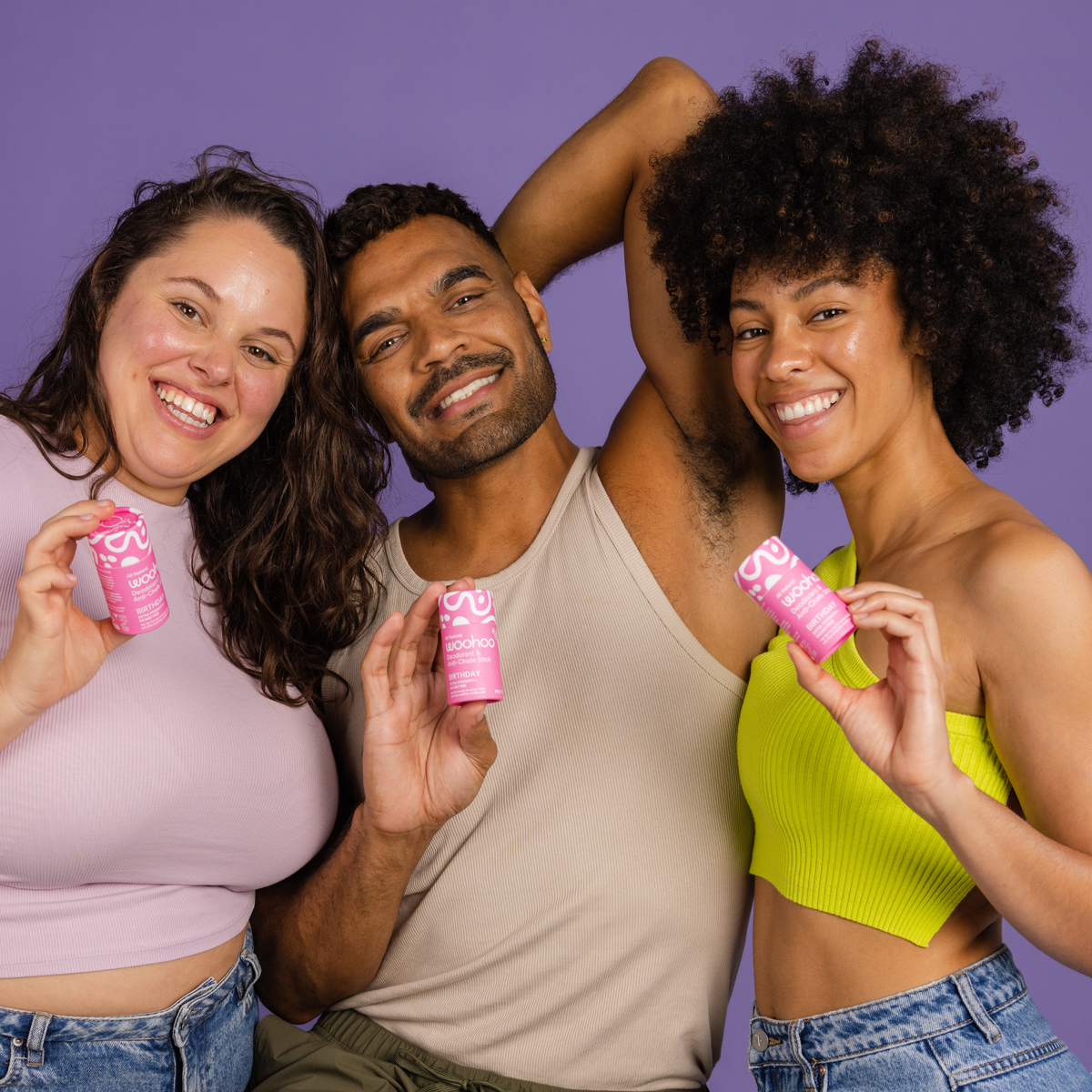 Woohoo Natural Deodorant & Anti-Chafe Stick (Birthday) 60g