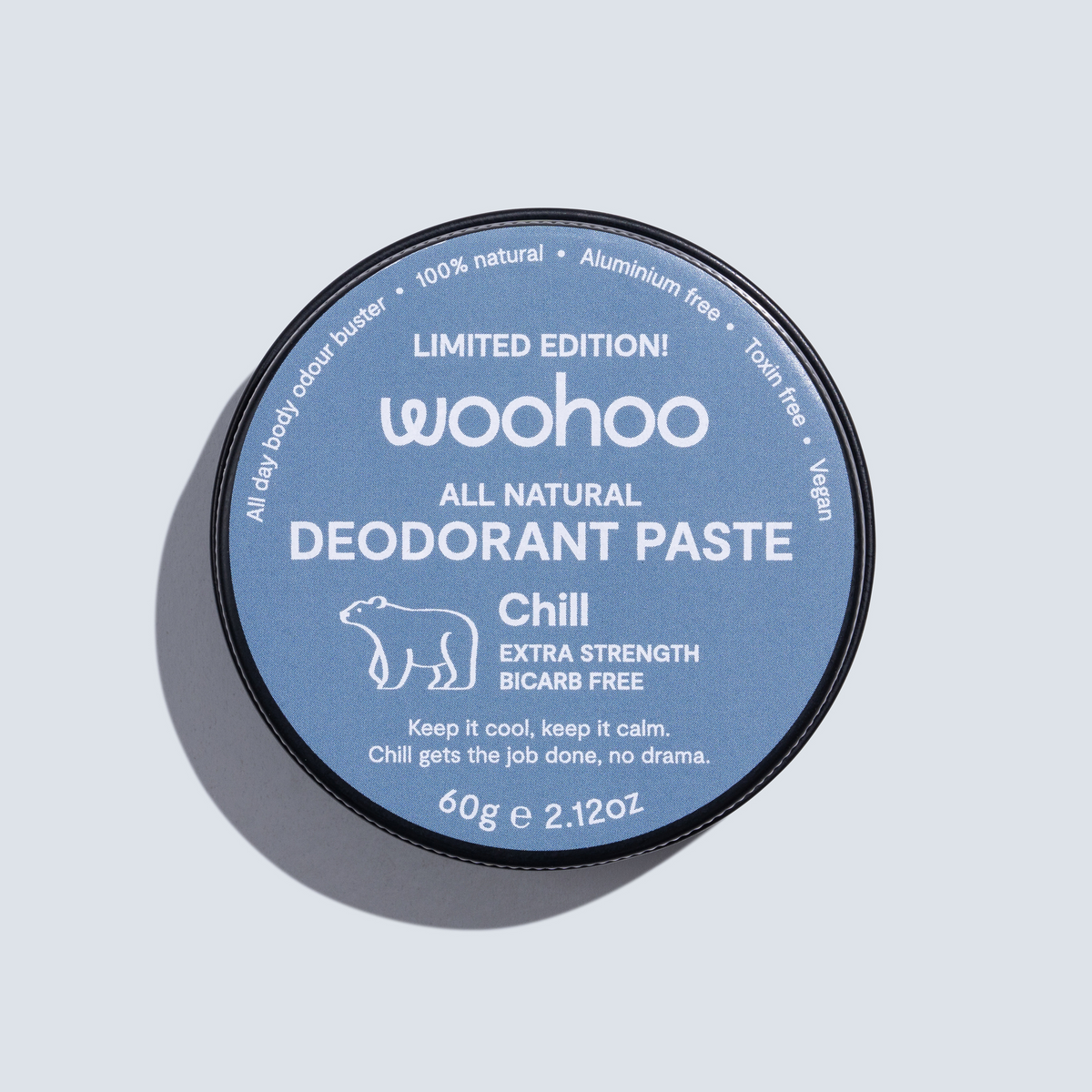 Woohoo Natural Deodorant Paste (Chill) 60g
