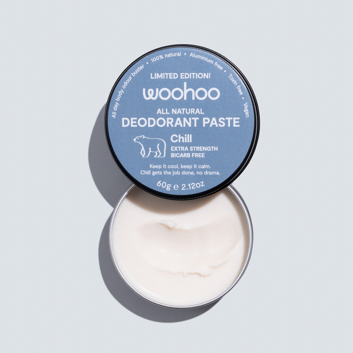 Woohoo All Natural Deodorant Paste (Chill) 60g