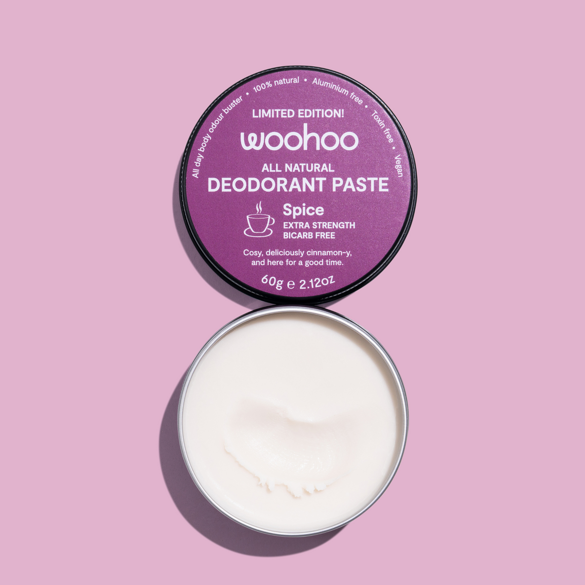 Woohoo All Natural Deodorant Paste (Spice) 60g