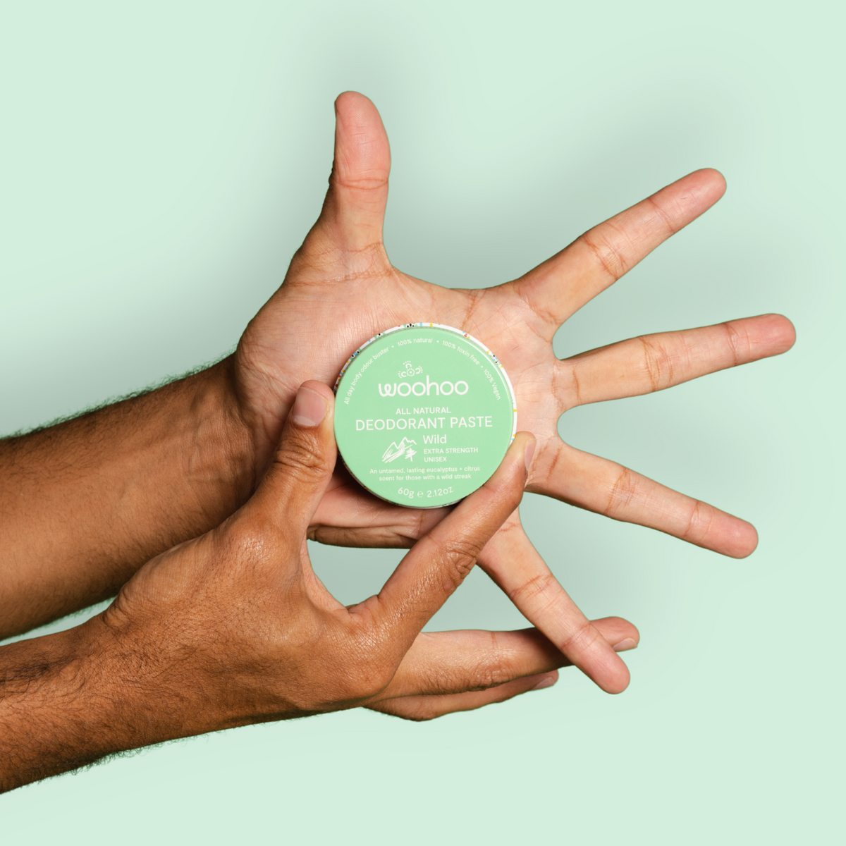 Woohoo All Natural Deodorant Paste (Wild) 60g - NEW FORMULA