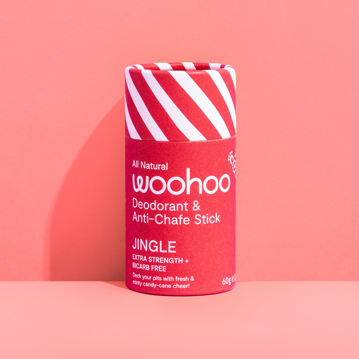 Woohoo Natural Deodorant Stick 60g - Factory 2nds