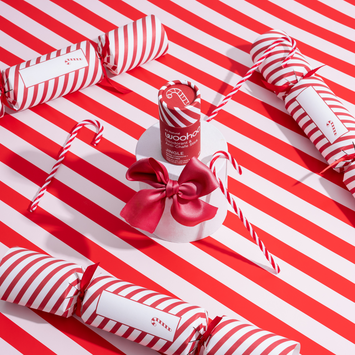 Woohoo Natural Deodorant & Anti-Chafe Stick (Jingle) 60g