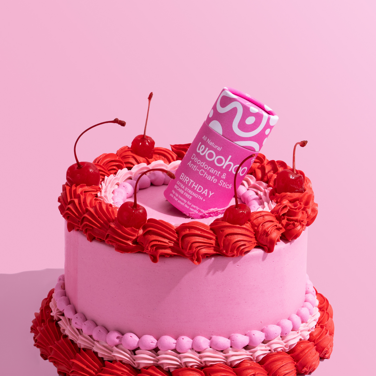 Woohoo Natural Deodorant & Anti-Chafe Stick (Birthday) 60g