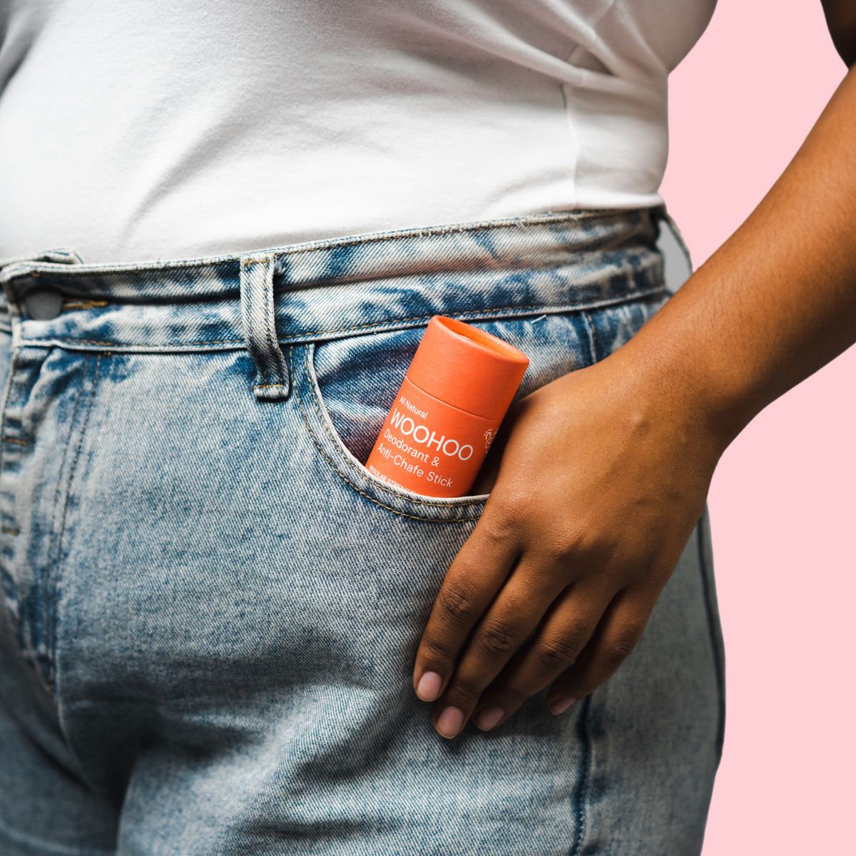 Woohoo Natural Deodorant & Anti-Chafe Stick (Urban) 60g - NEW FORMULA