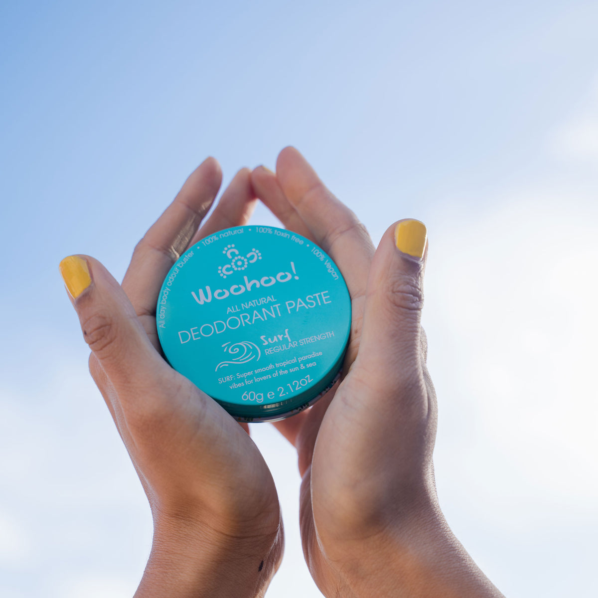 Woohoo All Natural Deodorant Paste (Surf) 60g - NEW FORMULA