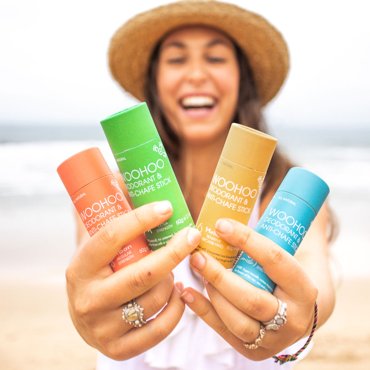 Woohoo Natural Deodorant Stick 60g - Factory 2nds